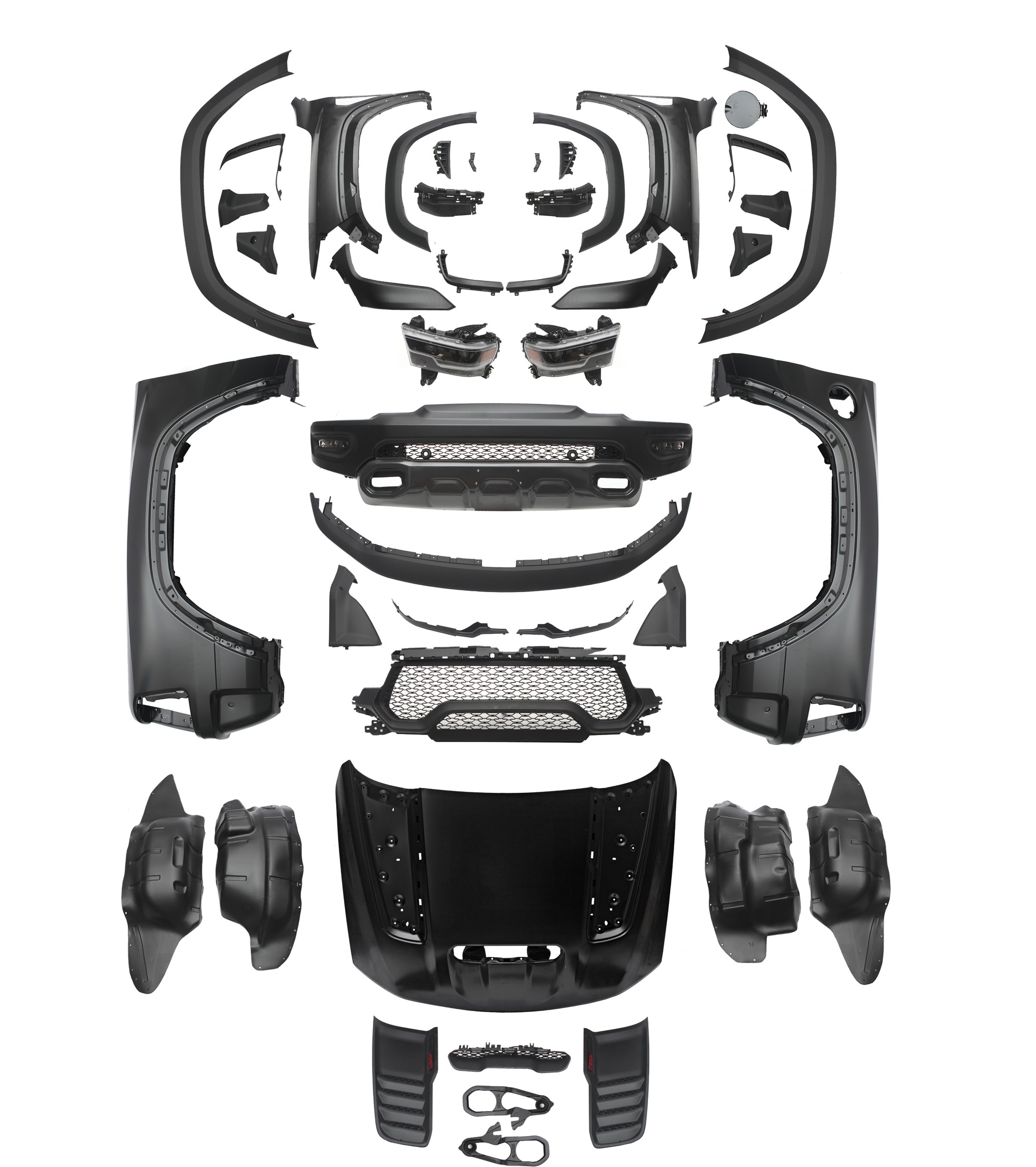 19-21 Dodge Ram Upgrade To TRX Bodykit